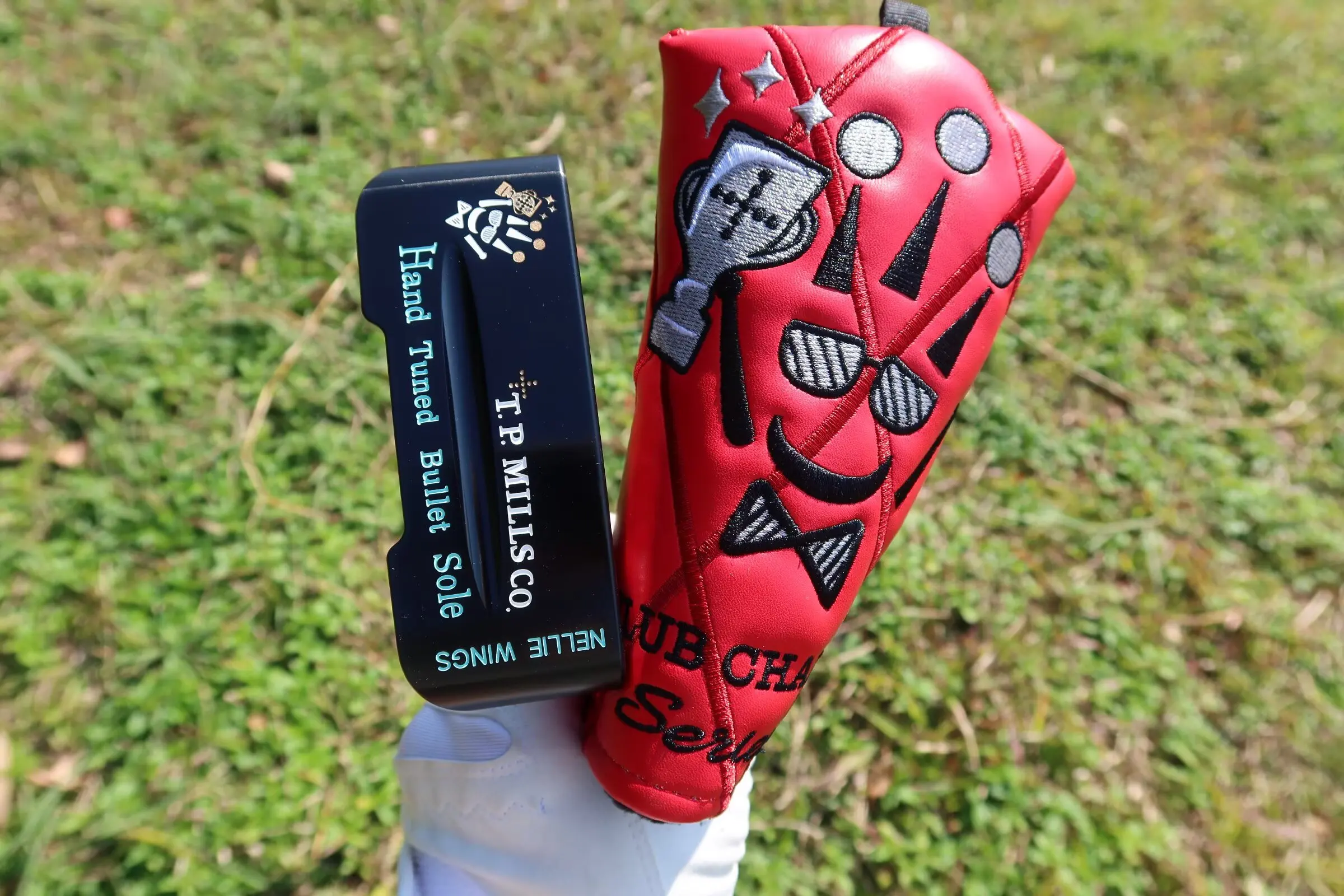 lab golf putter Hand Tuned Bullet Sole wide strip Golf Clubs