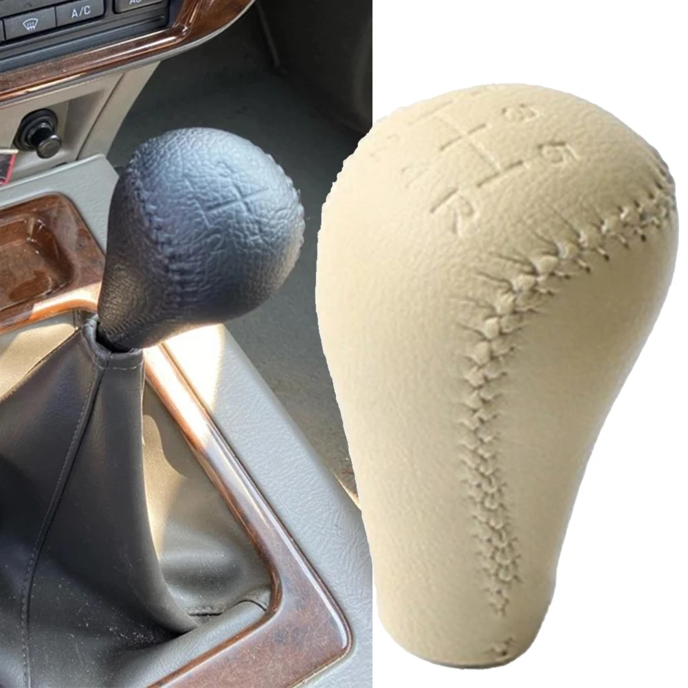 5 Speed Leather Gear Shift Knob 32865-EB30B For Nissan For Patrol For Safari Y61 2004 - 2007 32865-40U00 Interior Parts