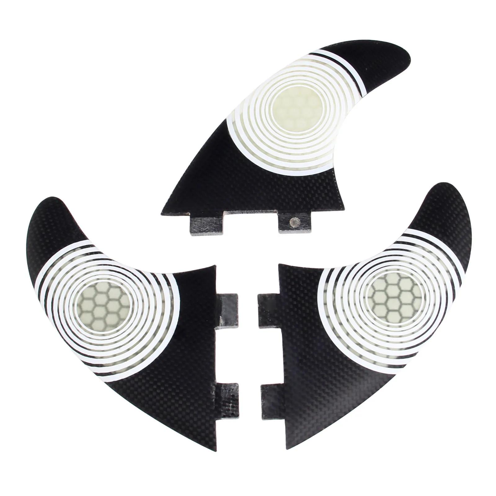 

3 шт. M/G5 Sup Board доска для серфинга из стекловолокна сотовые карбоновые ласты тройной комплект ласты для серфинга S-образный хвостовой руль аксессуары для серфинга