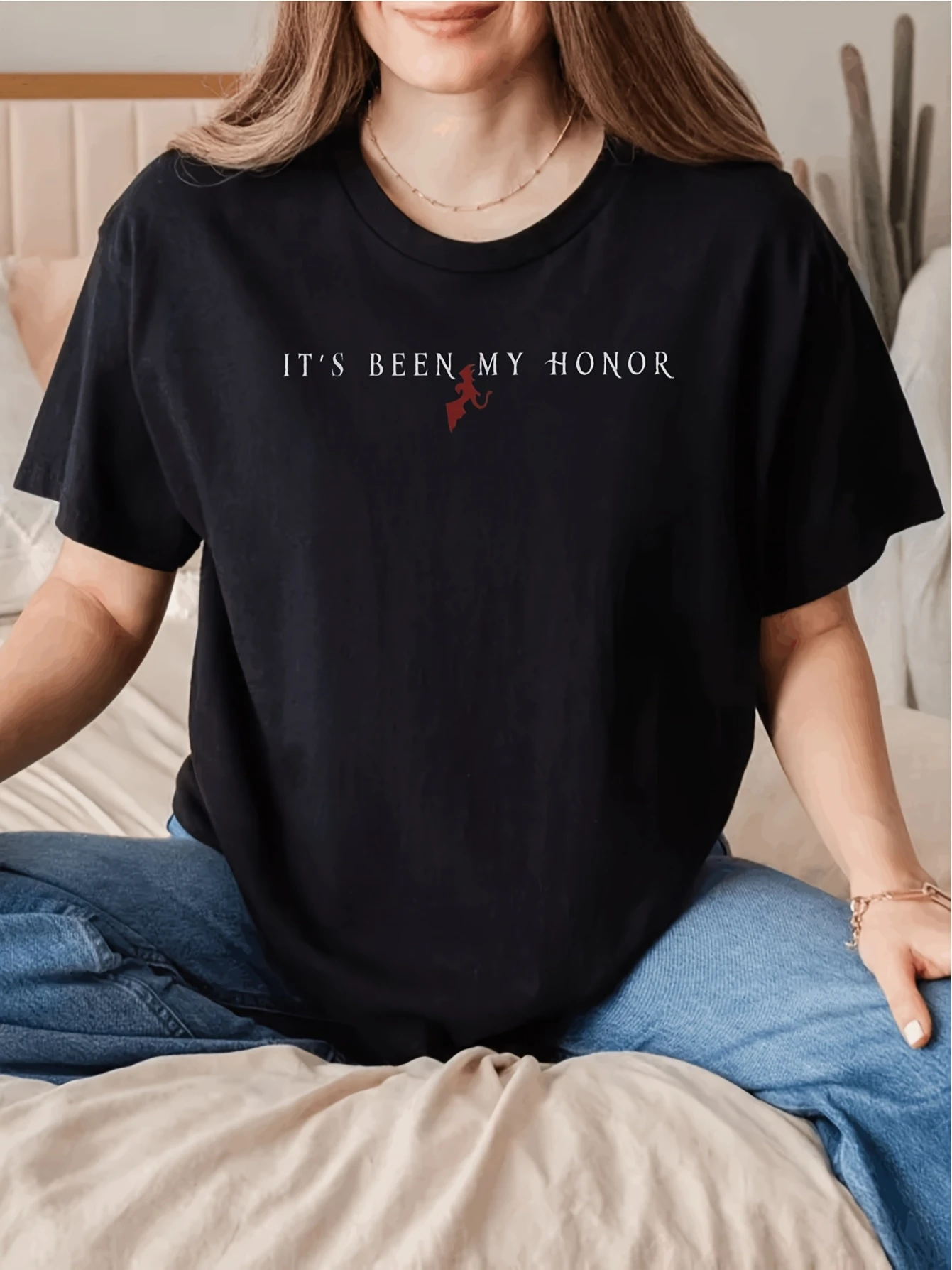 Ladies' White Fourth Wing Store Liam Mairi Inspired T-shirt - 