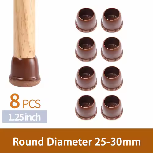 8PCS Upgraded Chair Leg Covers Silicone Anti-Slip Felt Furniture Feet Protectors from Scratches for Hardwood Floor Reduce Noise - Image 16