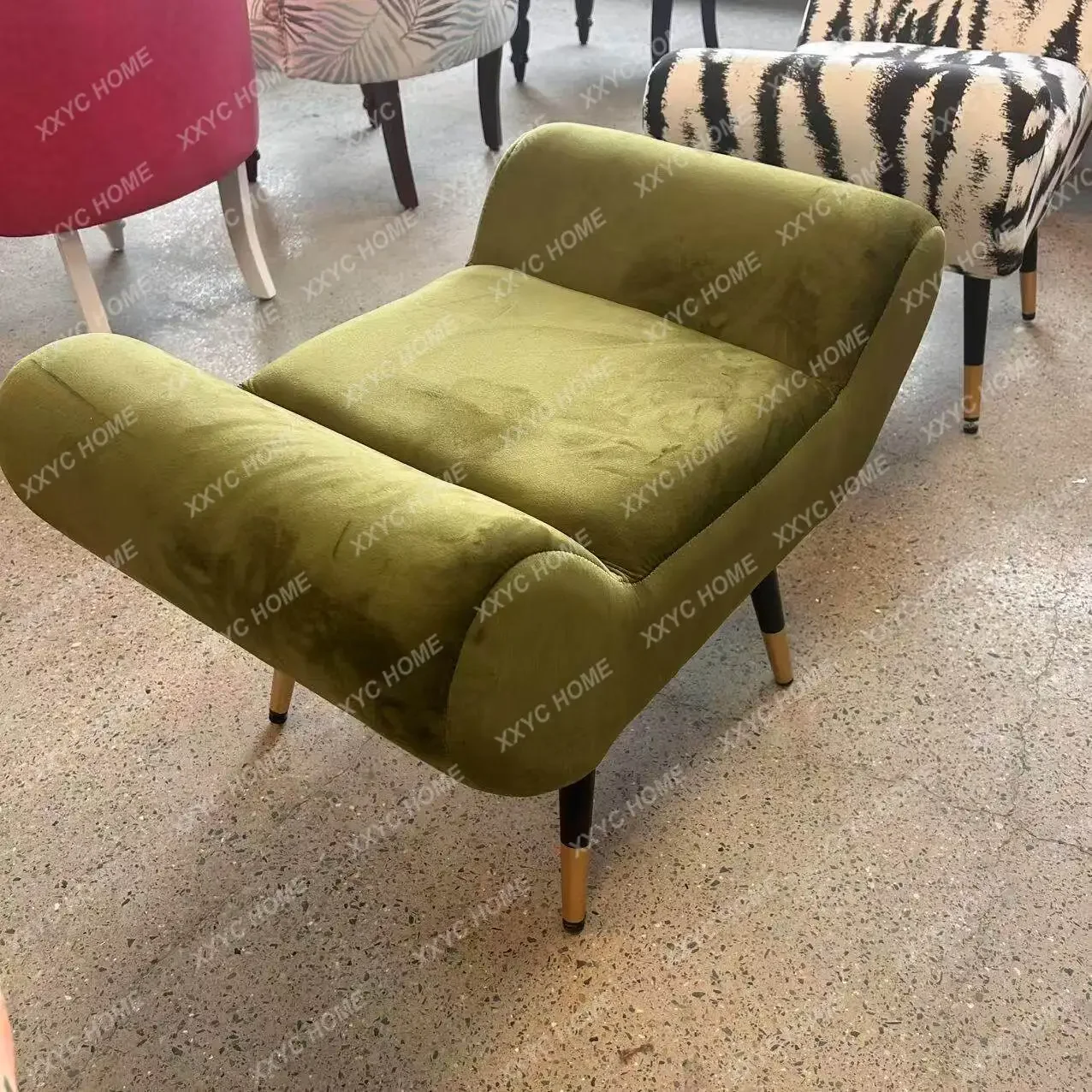 Retro modern minimalist leisure , living room sofa bench, end-of-bed , dressing room shoe-changing bench, entryway ben
