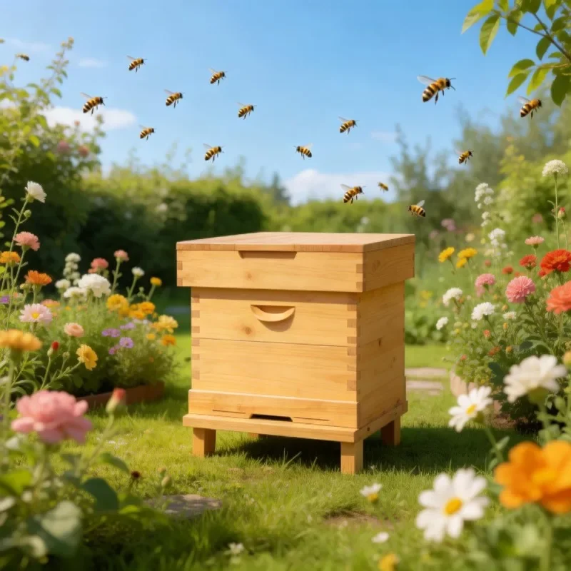 Keeping House Bee Number Honeycomb Beekeeping Equipment Auto Bee Hive Full Kits Indoor Beehive Types Wedding Rabbit Wings Frames