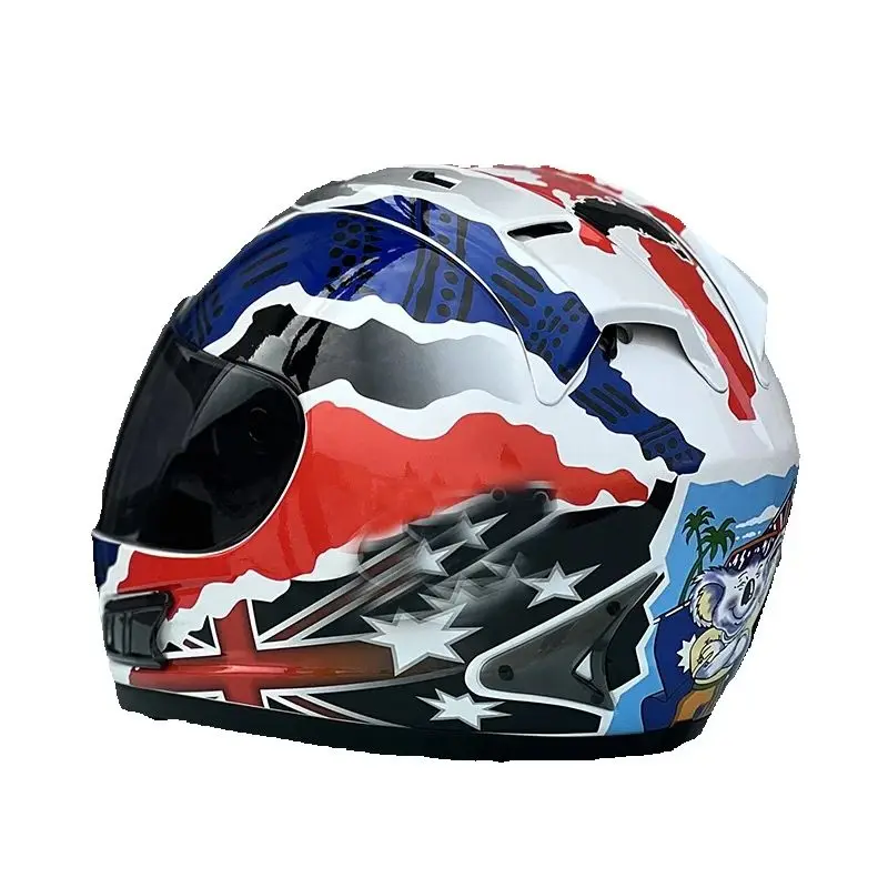 DOT Approved Doohan Full Face Helmet Men and Women Summer Season Motorcycle Helmet Motorcycle Motorbike Helmet Casque Capacete