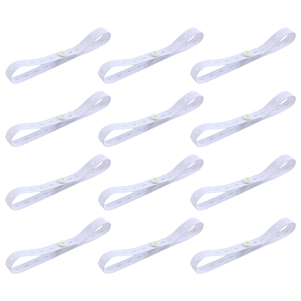 

12 Pcs Strap Adjustable Diaper Belt Belt Cloth Belly Band for Baby Newborn Adjustable Buckle Elastic Diapers