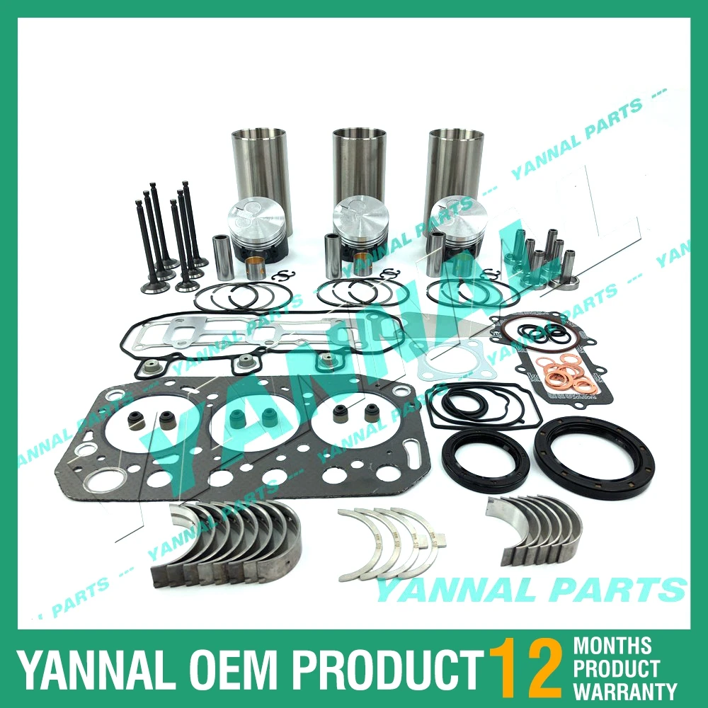 

Engine Rebuild Kit For Yanmar 3TNV70-BJUV John Deere XUV85 UTV Crossover Gator