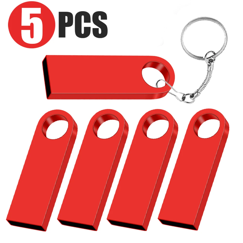 

5pcs/lot USB Flash Drive 1GB 2GB 4G 8GB Pen Drive 16GB 32GB Pendrive 64GB 128GB 2.0 Gift USB Stick 128MB 256MB Metal USB Stick