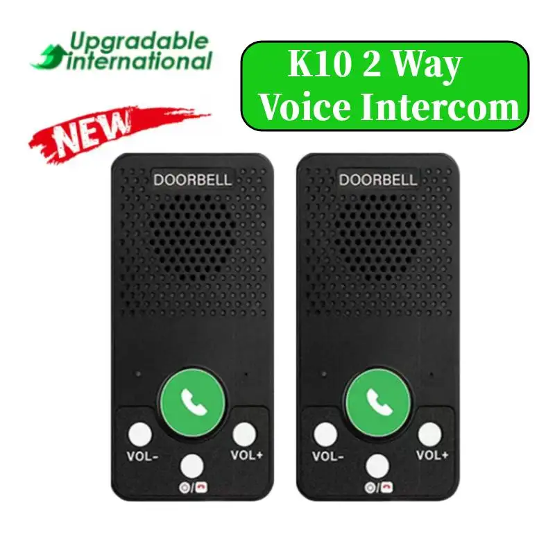 

K10 2-полосный голосовой домофон сверхдальнего действия с 4 звонками 8 громкости беспроводной Intercomunicador водонепроницаемый домофон система дверного звонка