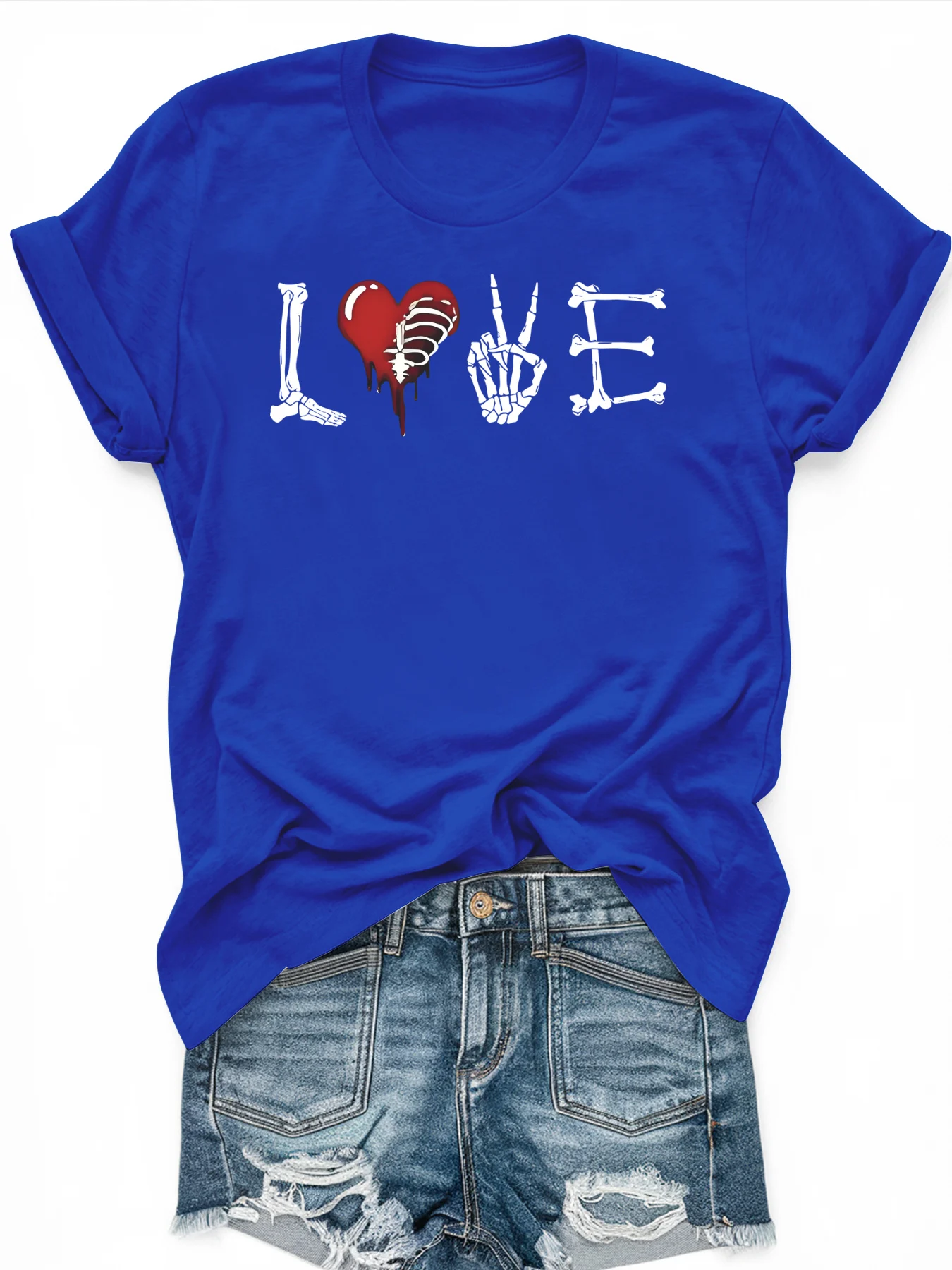 Nova camiseta feminina plus size impressa casual solta moda manga curta camiseta, macio confortável e respirável, esportes ao ar livre