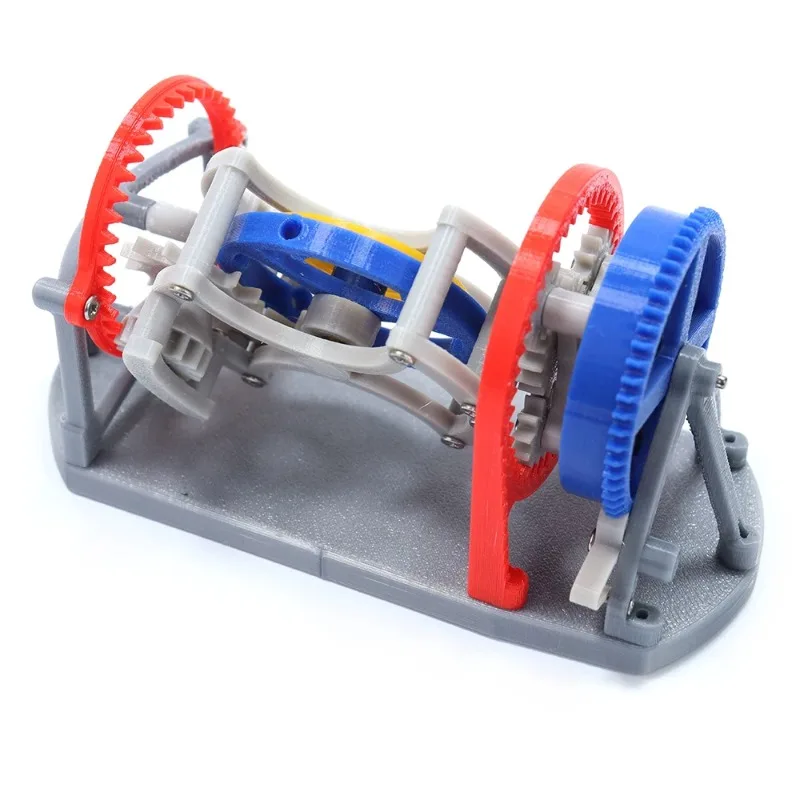 Mechanical Clock Structure Principle, Tourbillon Gear Transmission Model, 3D Printing, DIY, Scientific and Educational Assembly