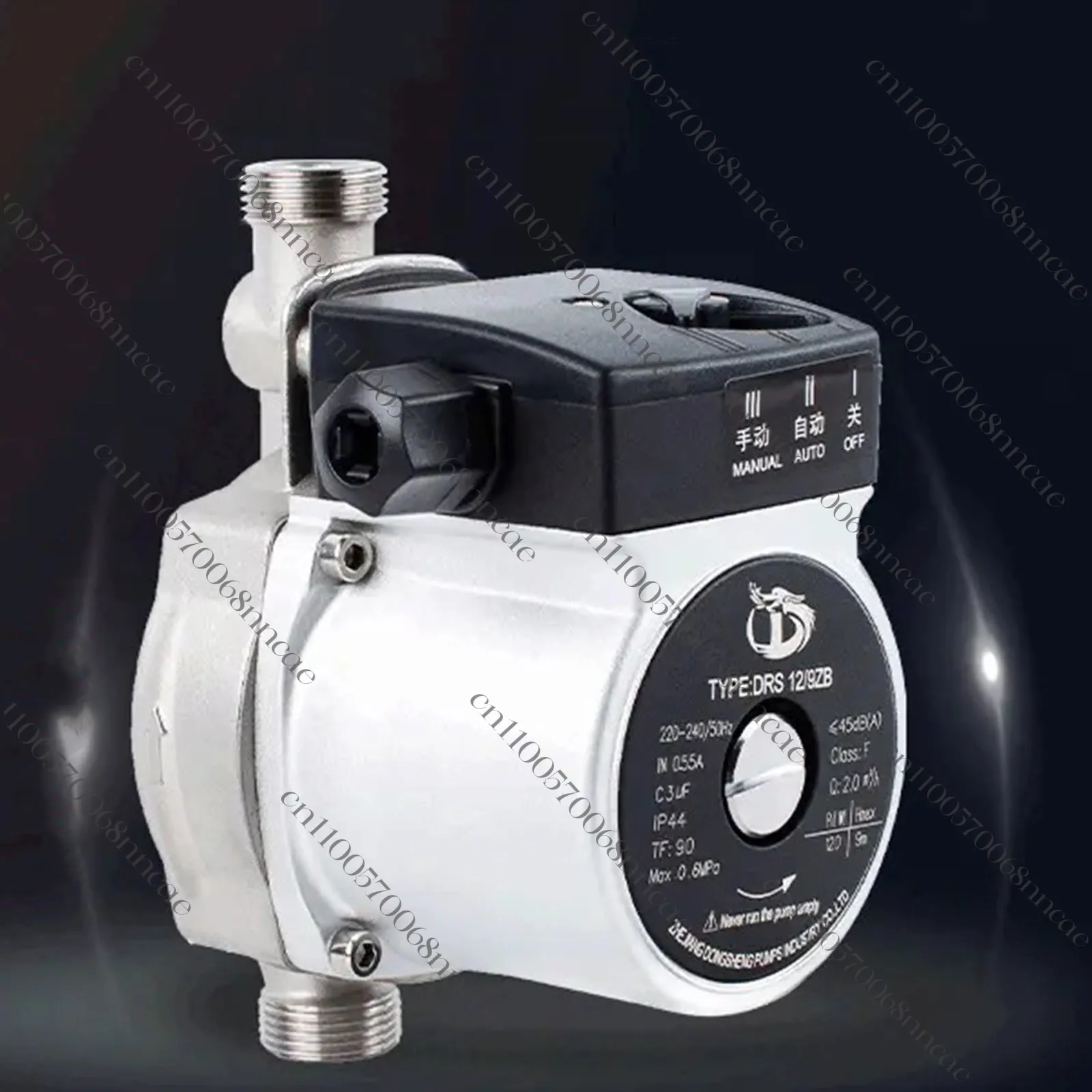 Solar Water Heater Circulation Pump, Copper Core Household Booster Pump, Stainless Steel Body