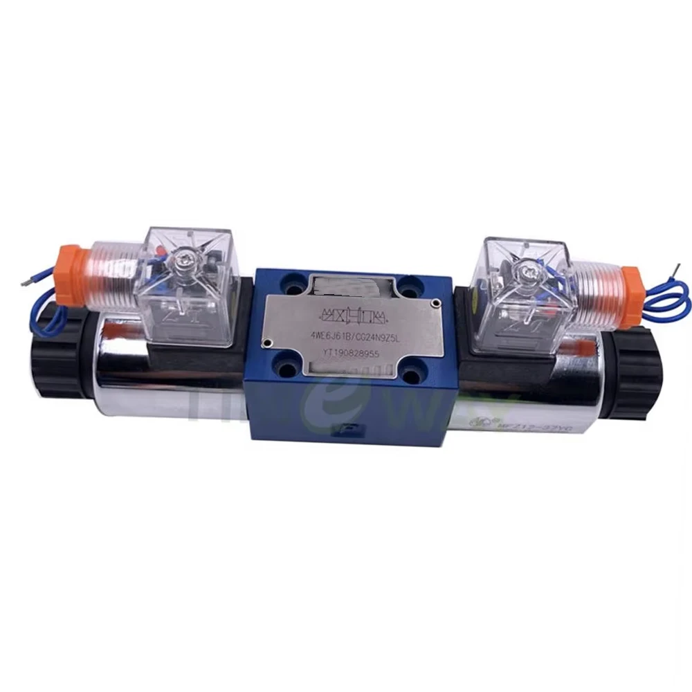 4WE6 استبدال صمام الملف اللولبي الهيدروليكي HUADE 4WE6J61B/CG24N9Z4 4WE6D61B/OFCG24N9Z5L 24V صمامات بكرة اتجاهية