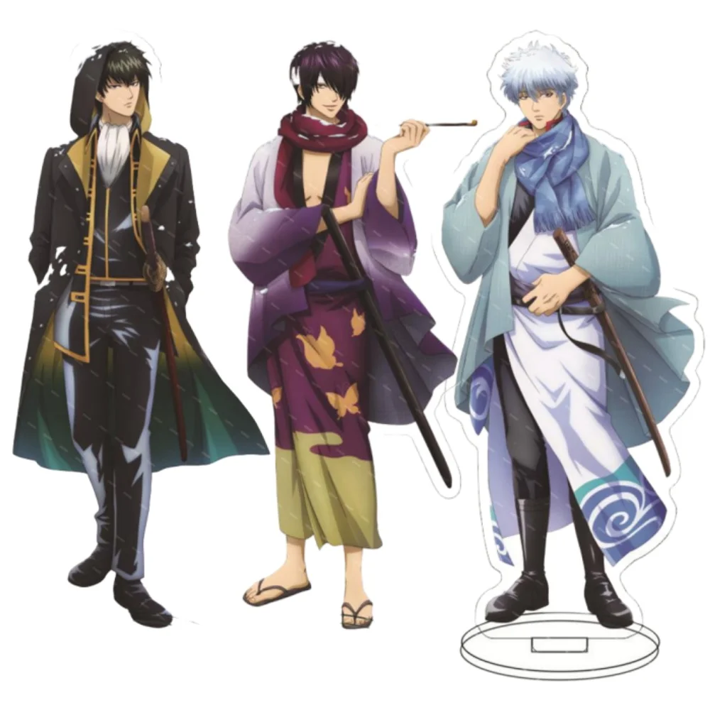 Hot Anime GINTAMA Kagura Acrylic HD Character Acrylic Stand Figure Collection Cosplay Model Plate Toys Desktop Decor series 15cm