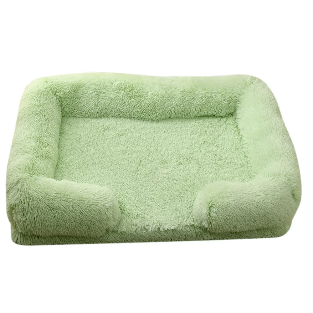 Lit Orthopédique en Mousse à Mémoire de Forme pour Chien, Lit en Bois Fcam, Refroidissement, Peluche, Coton PP