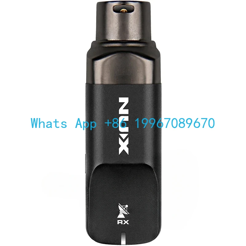 NUX Wireless Microphone,B6 Saxophone Microphone,Wireless Receiver and Transmitter,Plug and Play,Great for Trumpets, Clarinet
