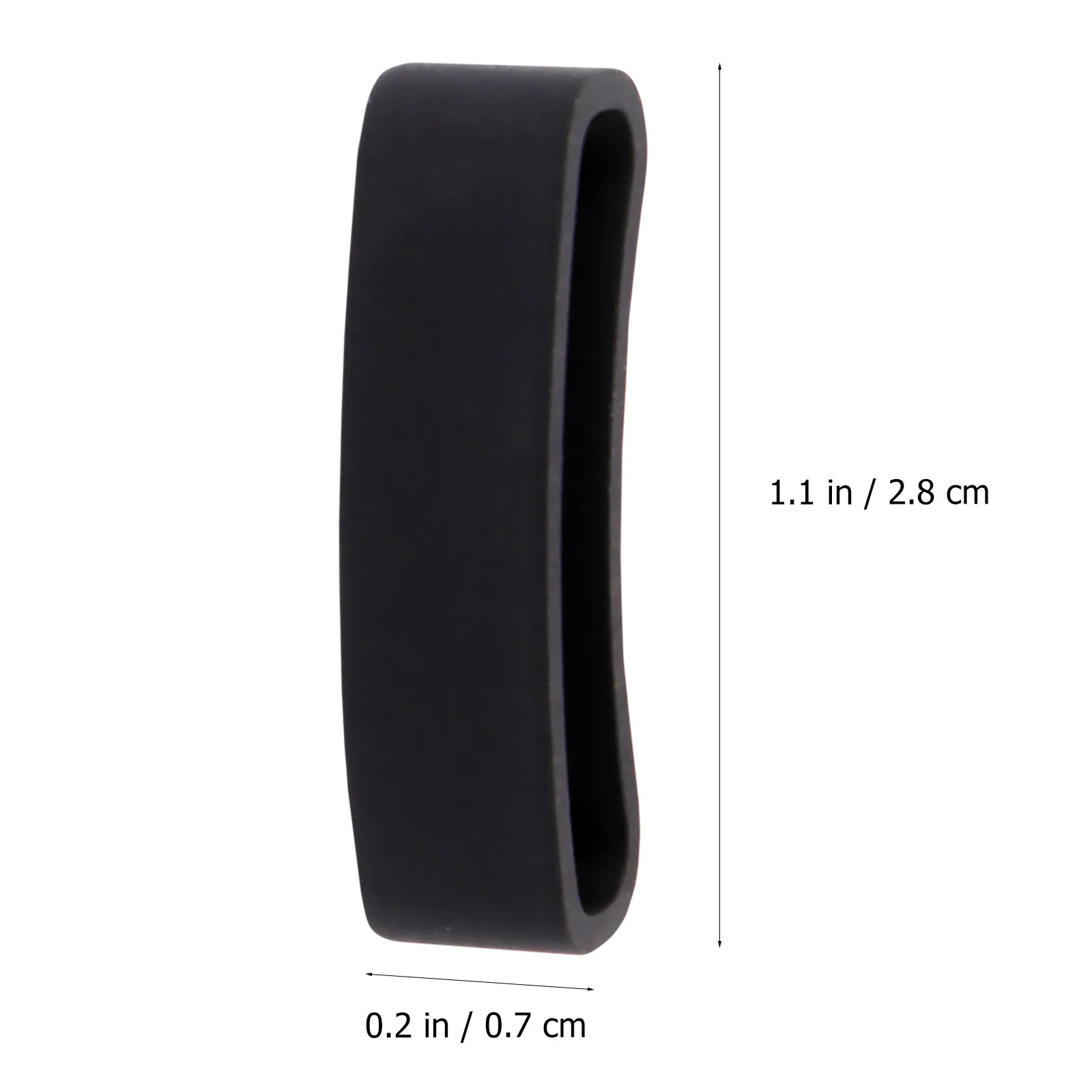 4Pcs Watch Band Buckle Loop Keeper for Smart Accessories Lightweight Portable Secure Fit High Grade Rubber Material