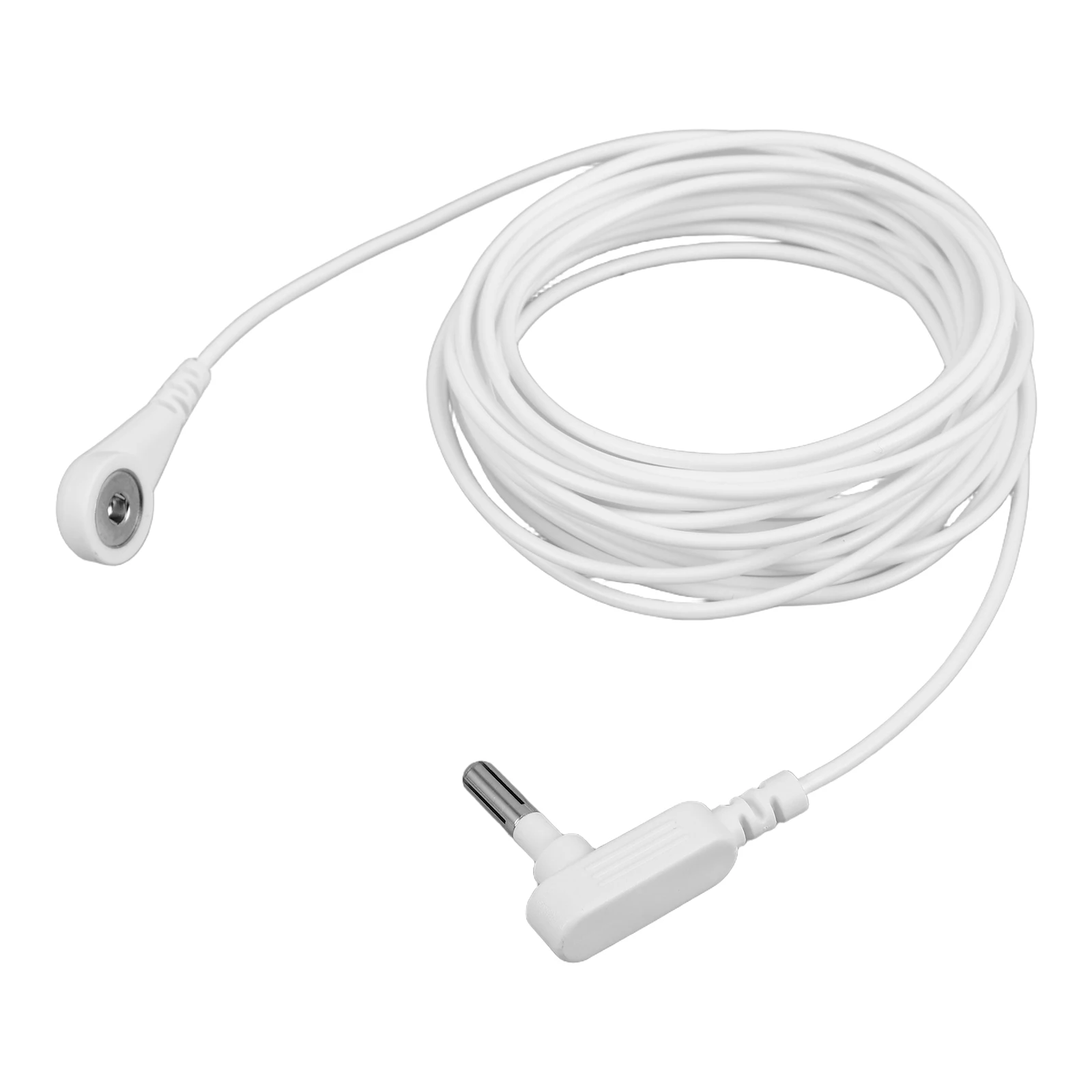 

Grounding Wire Accessories Cord for Earthing Mat Pads Sheets Cable Safety Compatibility Home Office Factory White