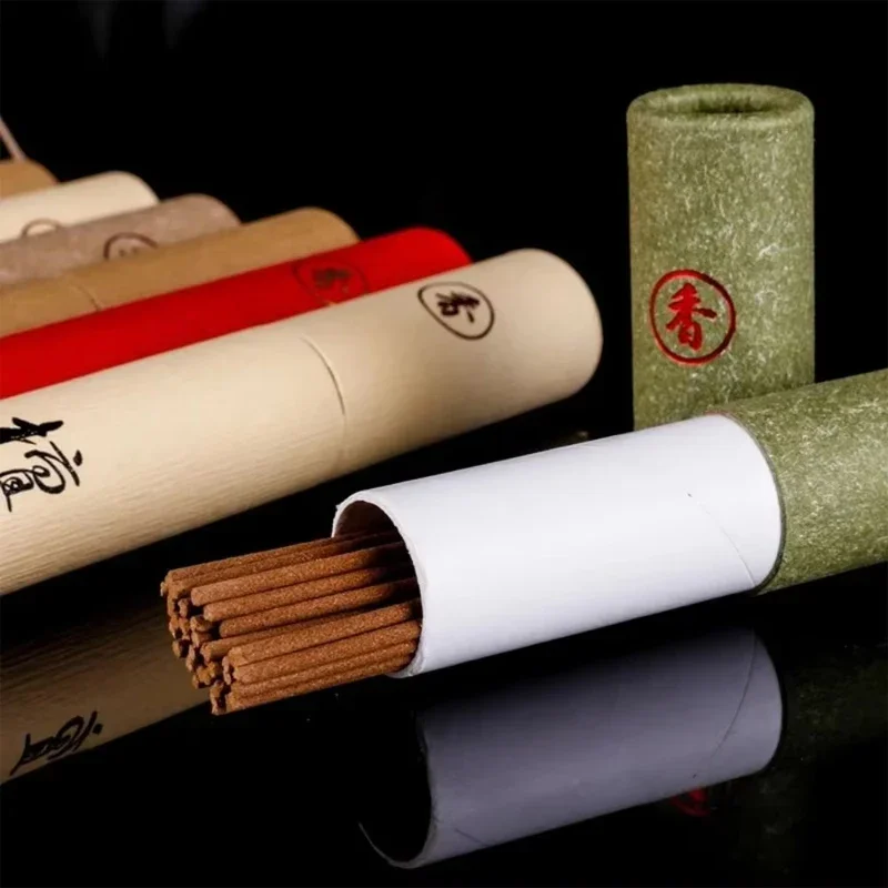 2Box Sandalwood Mugwort Scent Incense Stick Sleeping Aiding Tranquilize Mind Refreshing Scent Home Office Bedroom Natural