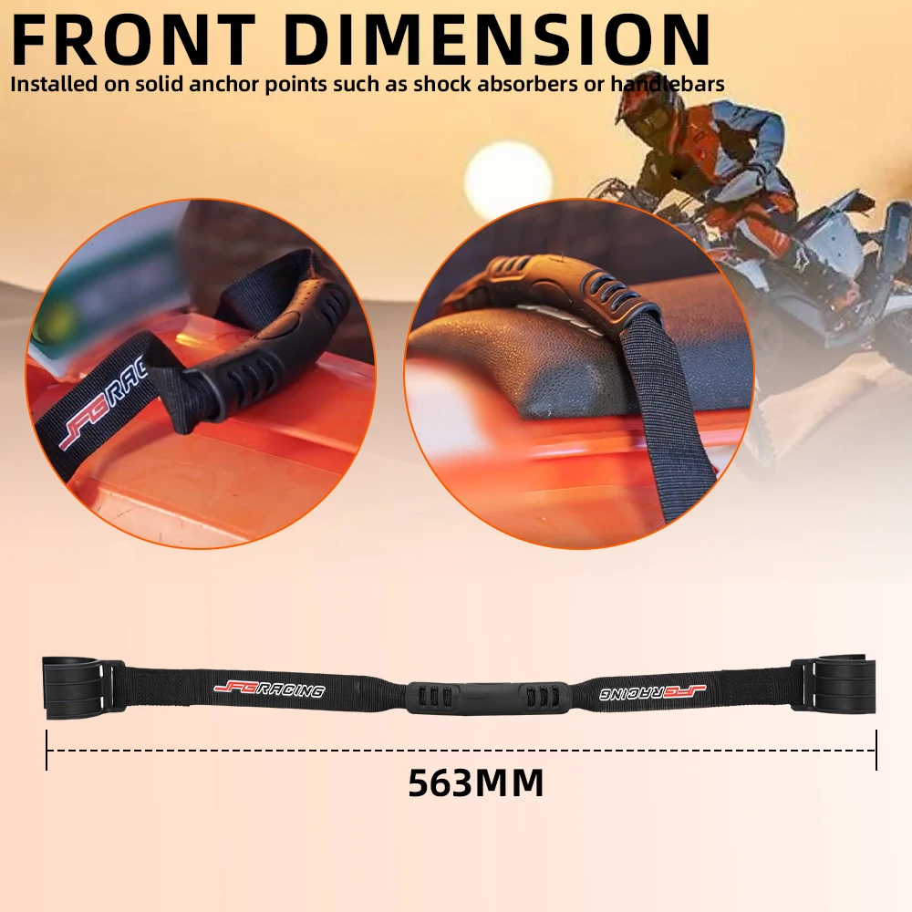 Motorcycle Front Rear Fender Holding Pull Strap Rescue Belt for KTM EXC EXCF SXF XCF XCFW 250 350 450 530 Accessories Dirt Bike