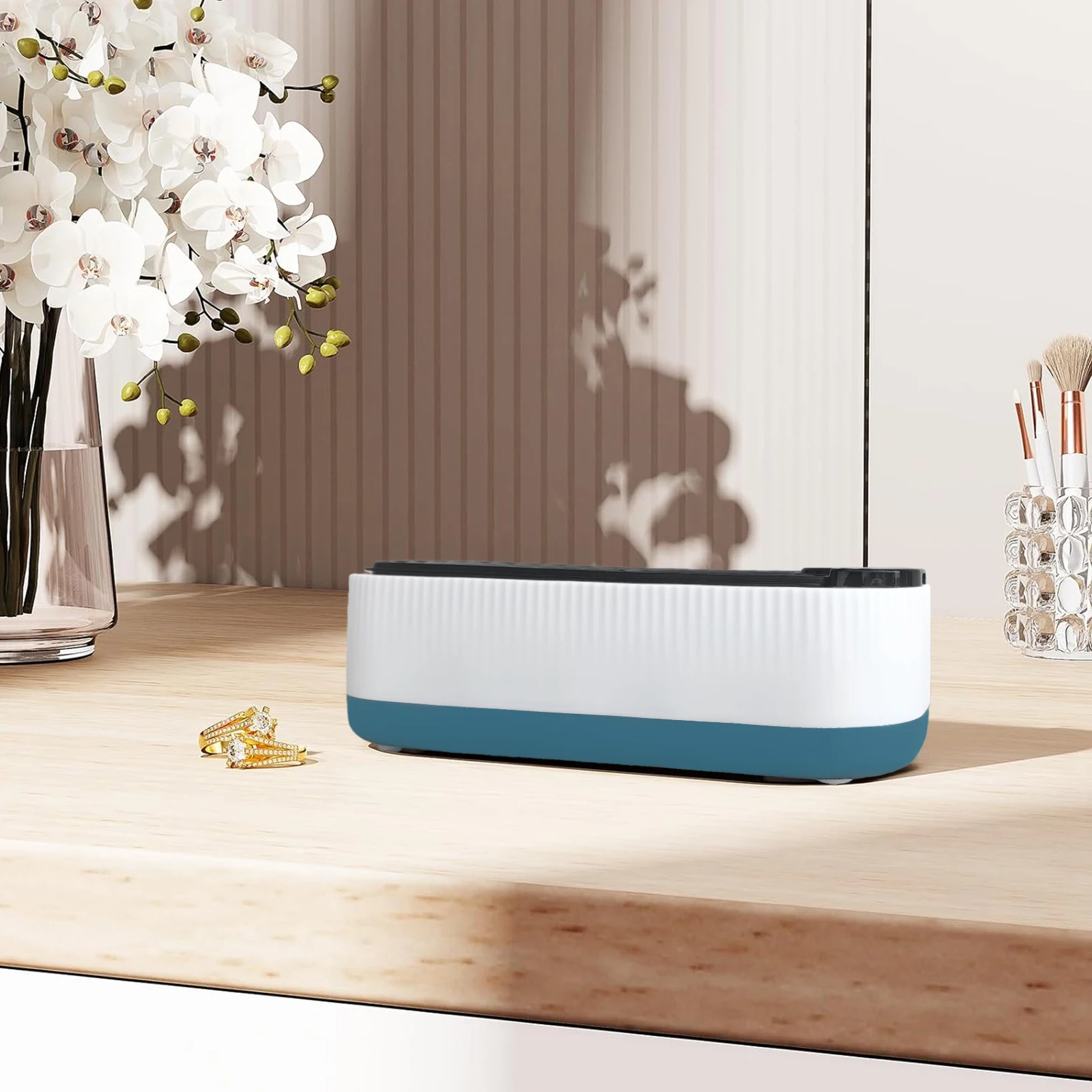 Jewelry Cleaning Machine Fully Automatic 360° Deep Cleaning Tool Ultra-Portable with High-Frequency Vibration Gift Idea