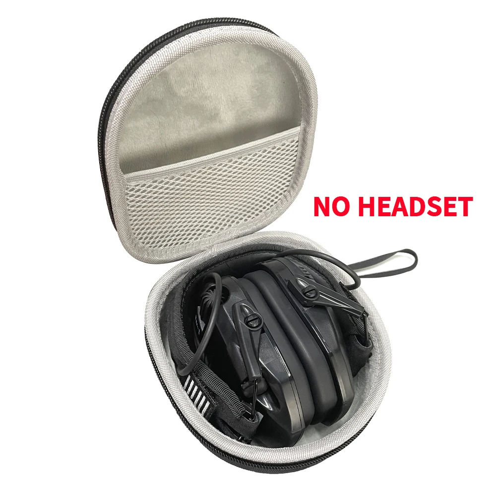 Tactical Headset Bag Electronic shooting earmuff storage bag Portable headset multi-function carrying Storage Case Box