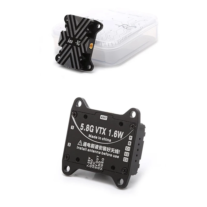 For Aocoda RC 1.6W VTX 3016 5.8G 40CH 25/200/800/1000/1600MW For FPV RC Drone Helicopter Easy Install