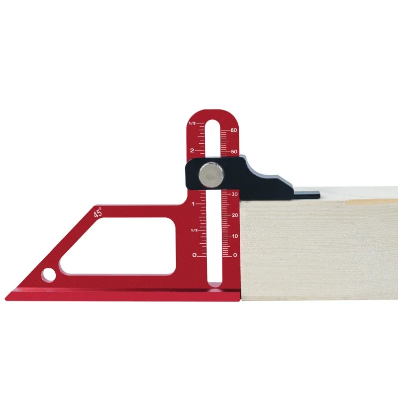 

Adjustable Benchtop Height Gauge 0-60mm Adjustable Benchtop Saw Depth Gauge, Metric, Aluminum Alloy