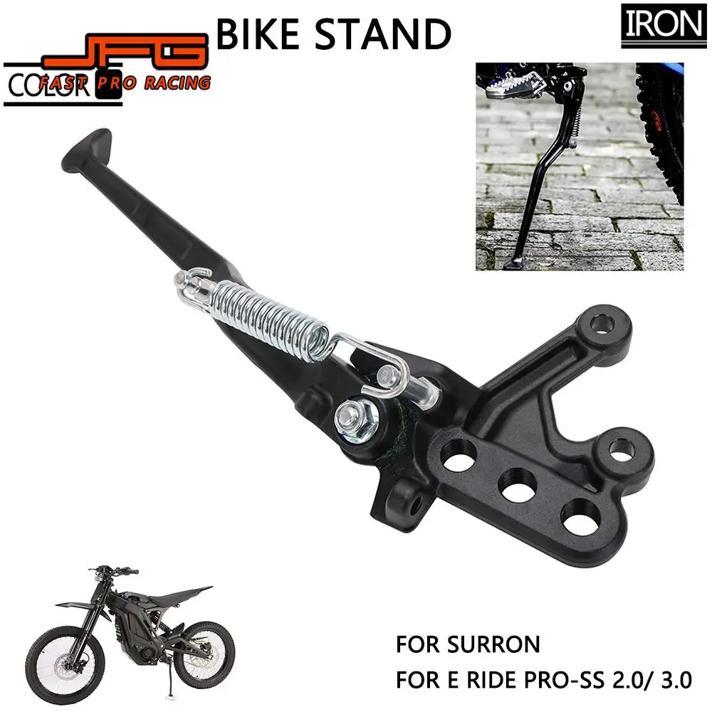

Motorcycle Accessories Adjustable Kickstand Side Bike Stand Durable For E ride Pro-SS 2.0 3.0 Off-road Dirt Electric Bike