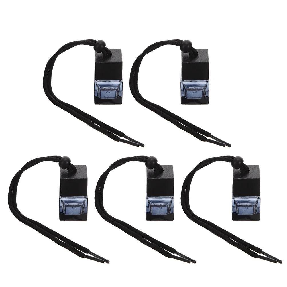 

5Pcs Empty Car Diffuser Bottles 8Ml Glass Refillable Hanging Perfume Vial for Car Air Freshener Aroma Diffuser Pendant Office