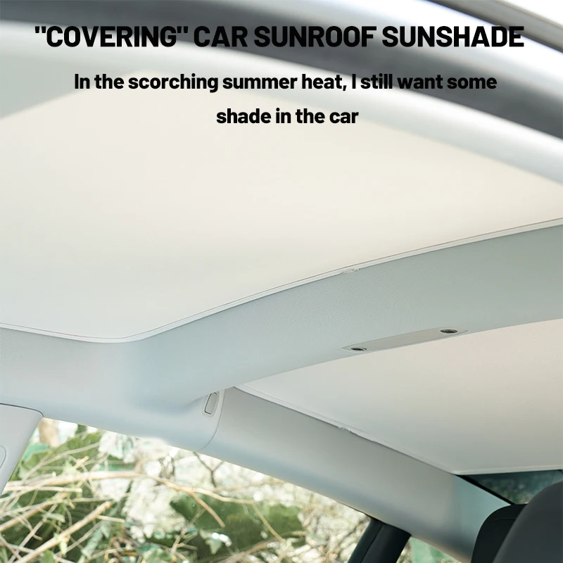 For Tesla model3/y/Renew with 3 sunshade curtains, single and double-layer UV resistant and heat-insulating car curtains