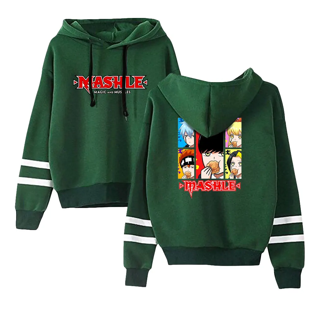 2023 Mashle Magie En Spieren Sweatshirt Dames Heren Hoodie Harajuku Streetwear Anime Kleding