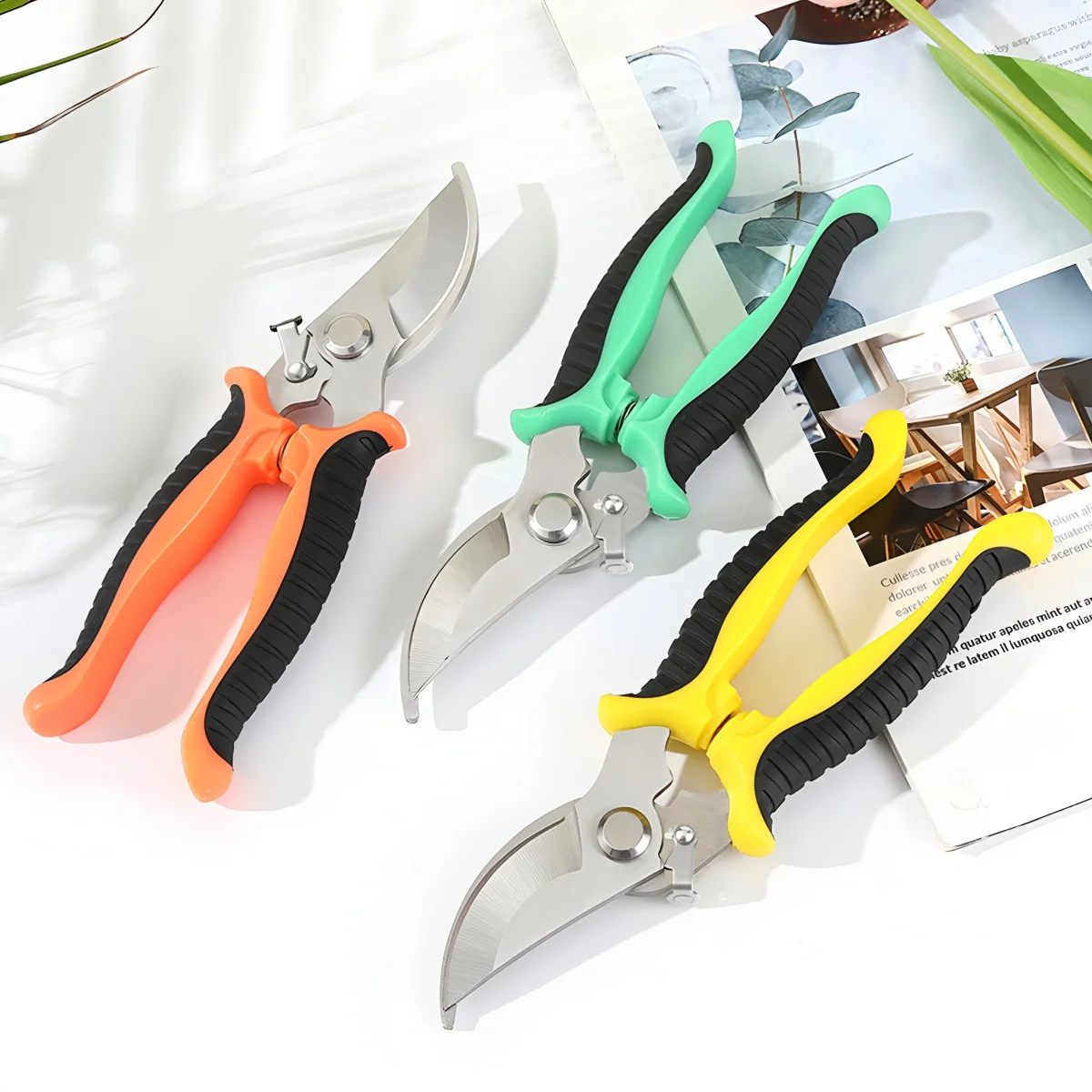 Stainless Steel Professional Gardening Shears Pruning branches Fruit trees Flowers Household Pruning Tools Shears