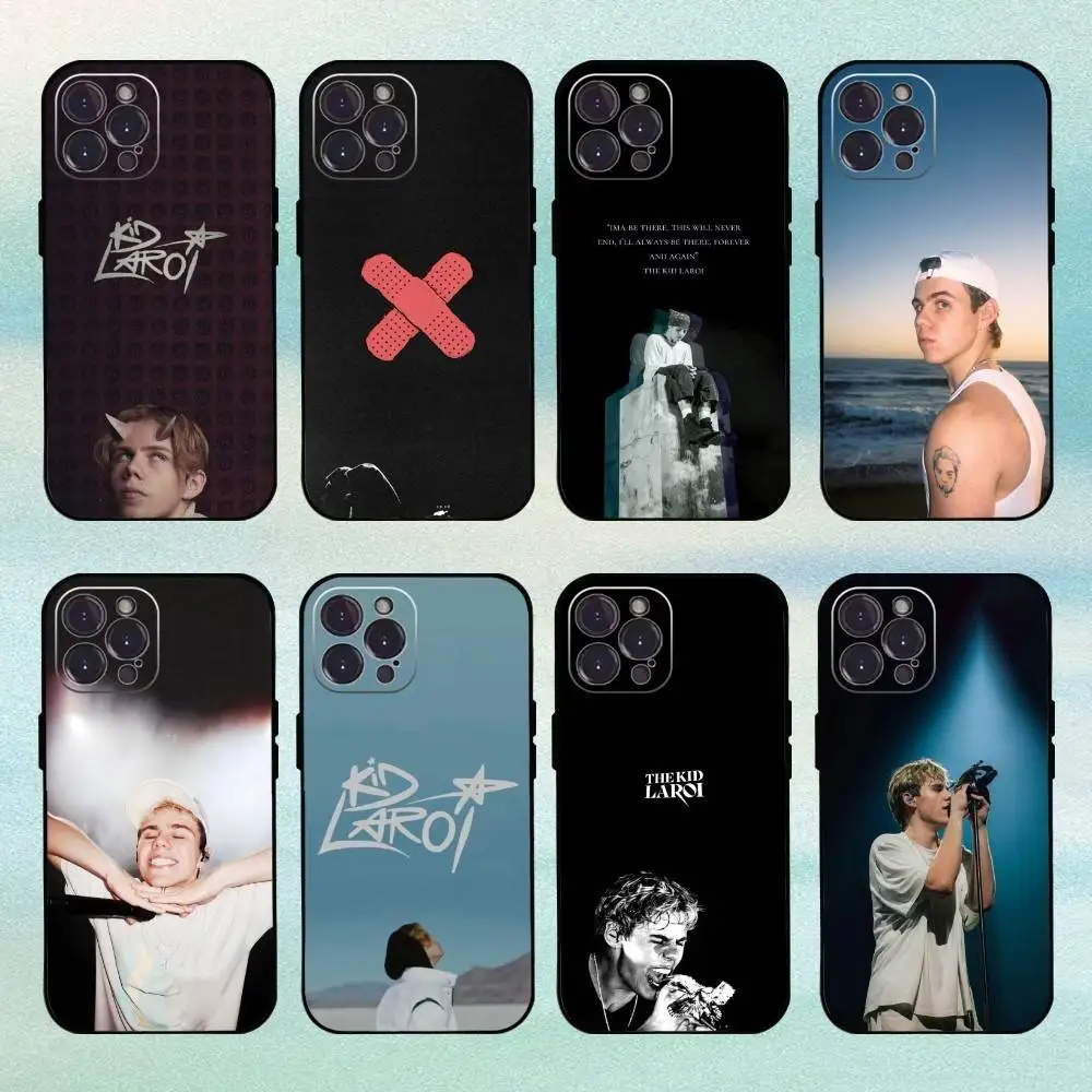 

SINGER The Kid L-Laroi Phone Case For iPhone17,16,15,14,13,12Plus,Pro Max,XS,5G Soft Silicone Black Cover
