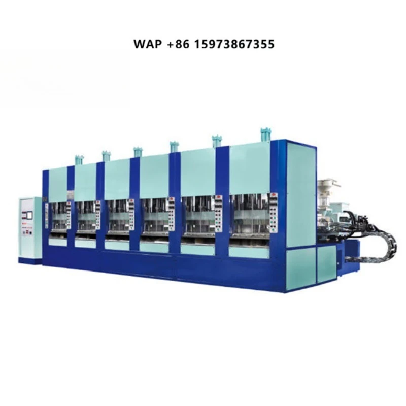 KCLKA Automatic EVA Moulding Machine Single Color Two Injector Six Station Servo Motor Shoe Making Machine
