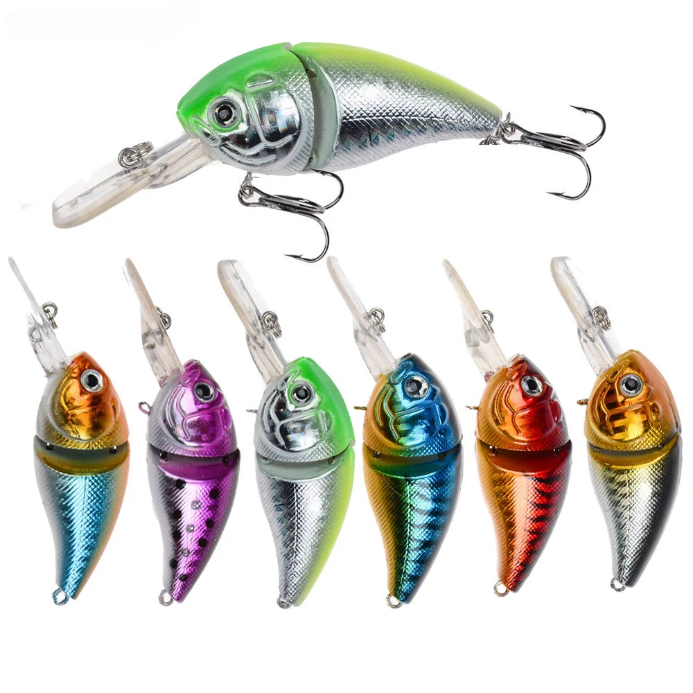 1PC Crankbait 14.2g 8.5cm Swim Crank Hard Bait For Bass Pike Fishing Lure Fishing Wobblers Tackle Pesca 3D Eyes