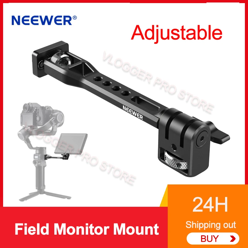 NEEWER GA005 Support de moniteur de champ réglable pour stabilisateur de cardan 360 °   Rotation pour DJI RS4 Pro RS3 RS2 RSC2