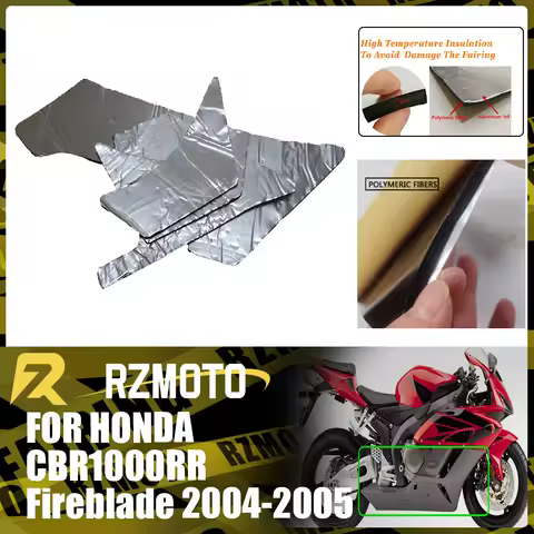 Heat Shield Fairing Melting Protection Pre-Cut Insulation Sponge Fit For HONDA CBR1000RR Fire-blade 2004-2005 CBR-1000RR