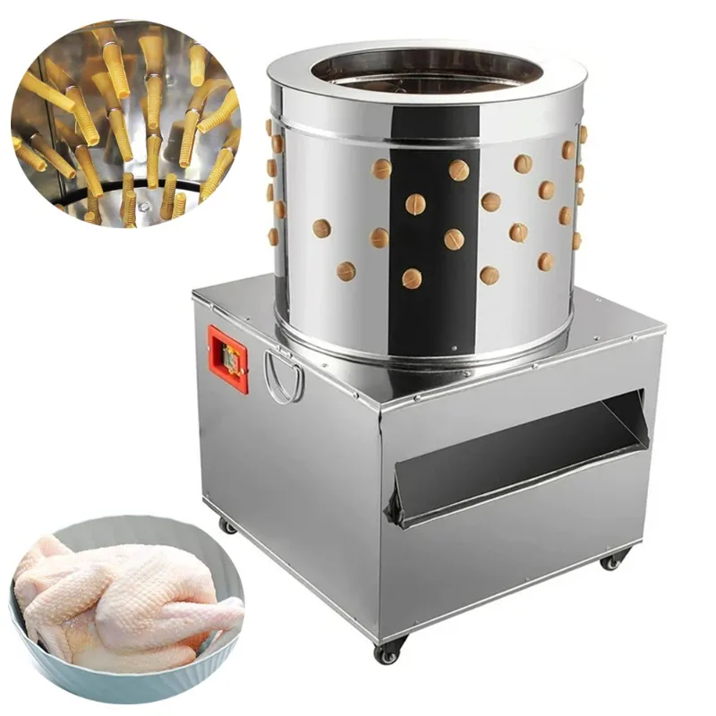 

Customizable heavy duty chicken hair plucking quail turkey goose poultry hair removal machine