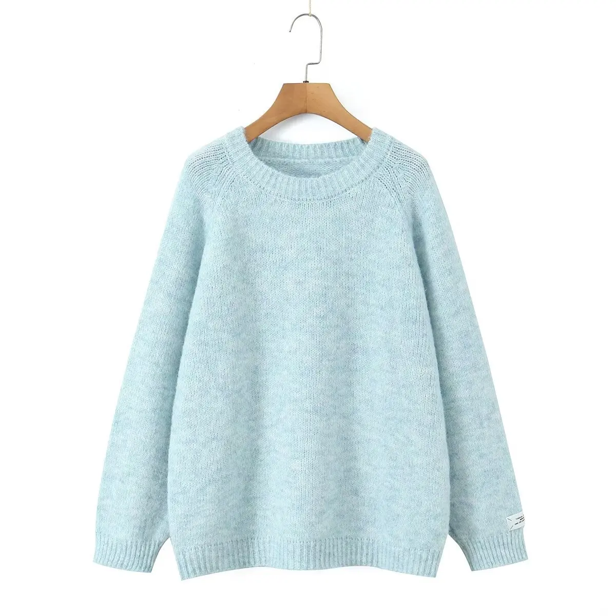 Nieuwe hoogwaardige herfst- en wintertruien, zachte en wasachtige losse mohairtruien, tops in zachte stijl