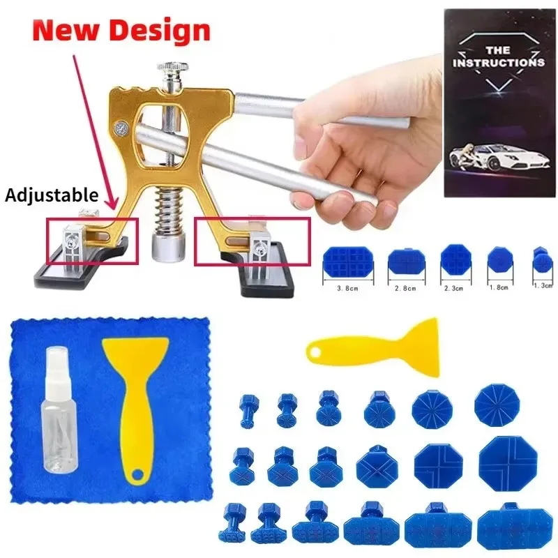 

New Car Dent Puller Dent Remover Auto Body Suction Cup Paintless Repair Tools Kit Auto Dent Removal Tool Kits