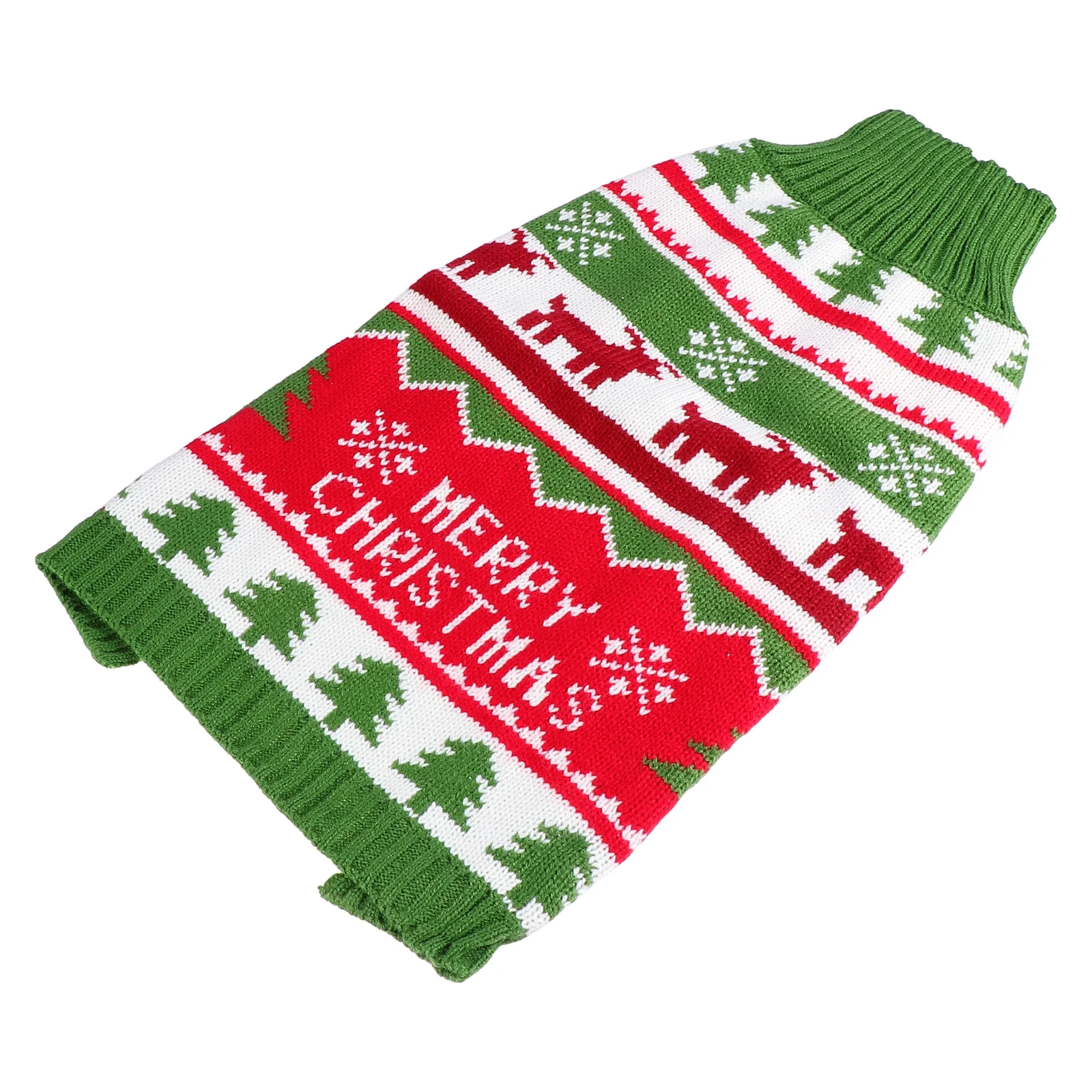 

Christmas Pet Sweater Elk Design Dog Clothes Warm Knitted Costume for Winter Party Photoshoot Adorable Dog Clothes