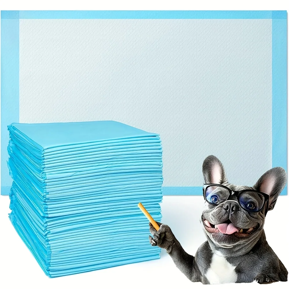 

XXXL 40 Count Extra Large Dog Pee Pads - 32"X47"8 Layers Super Absorbent Disposable Training Urine Bed Pads Dogs Puppies - Thick