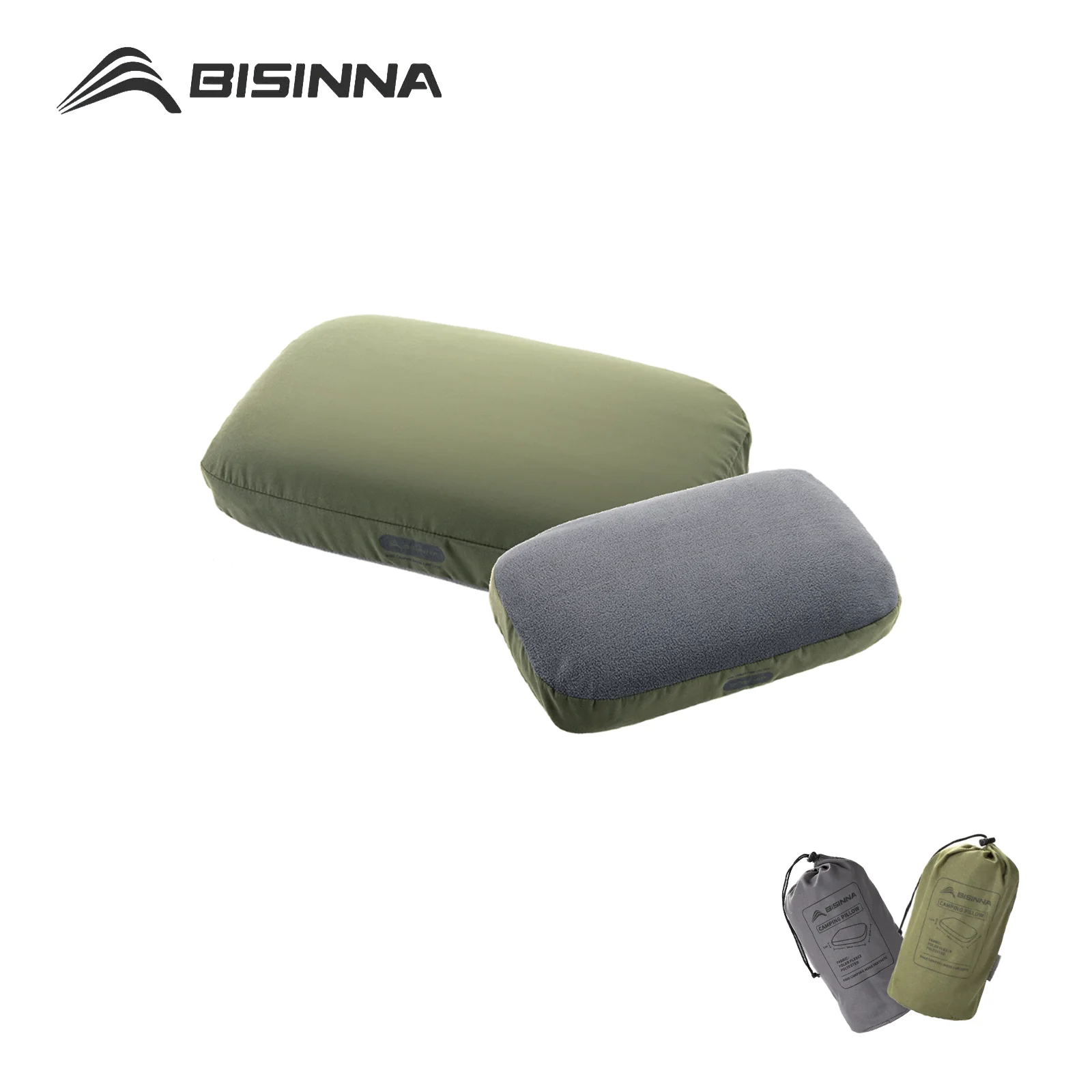 

BISINNA 1 шт. портативная подушка из пены с эффектом памяти для кемпинга, ортопедическая подушка для шеи со съемным чехлом, подушка для сна, подушка для поддержки шеи, товары для путешествий