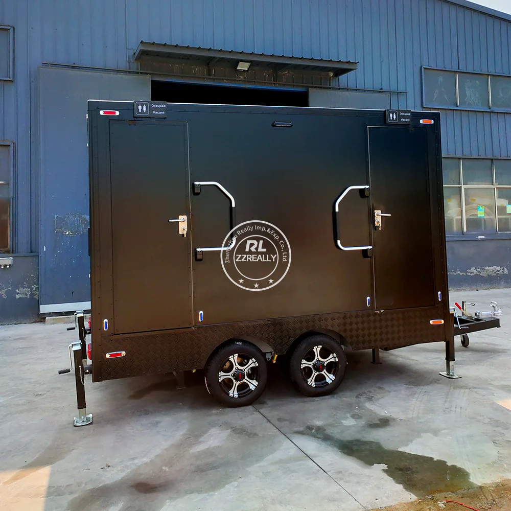 

Portable Restroom Trailers Mobile Toilet with Shower Room - Portable Bathroom Trailer for Sale