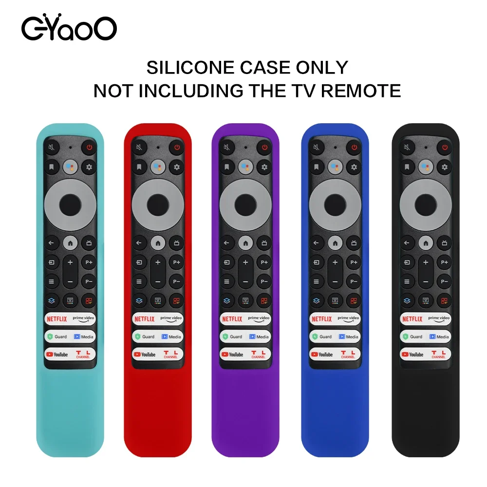 TCL RC902VFMR1 Remote Control Silicone Protective Case Drop-proof Silicone Remote Control Cover Glow in The Dark