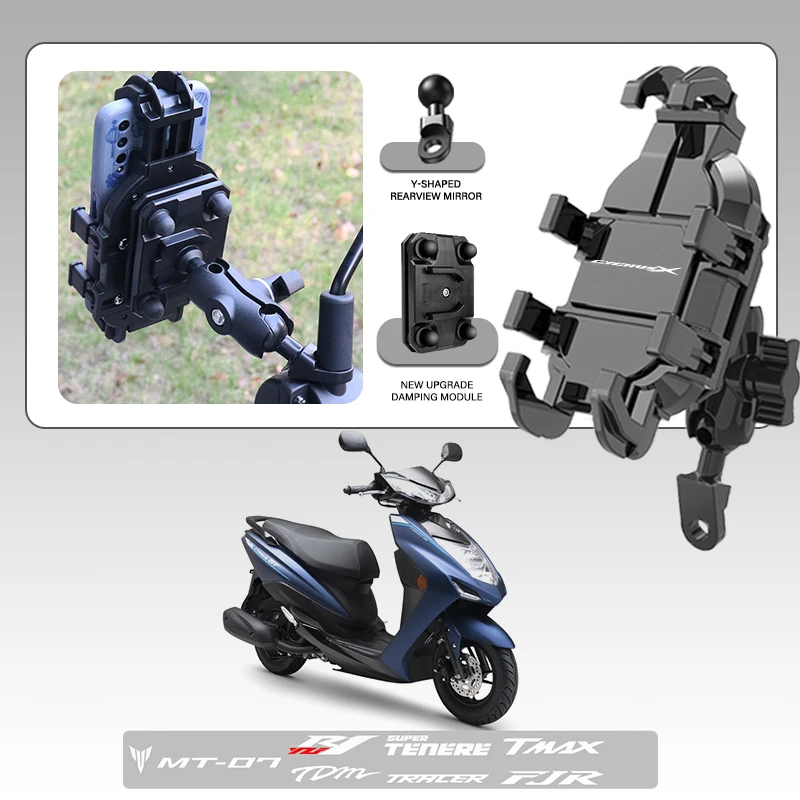 

High-Grade Mobile Phone Holder GPS Stand Bracket Motorcycle Accessories For YAMAHA CYGNUSX 125 CYGNUS X 125 SMAX 155 ZUMA X BWS