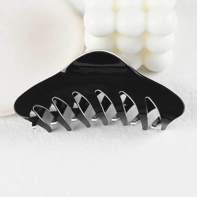 

Летняя большая заколка для волос ярких цветов в корейском стиле для купания, аксессуар для волос на затылке, универсальная заколка для волос для завивки волос