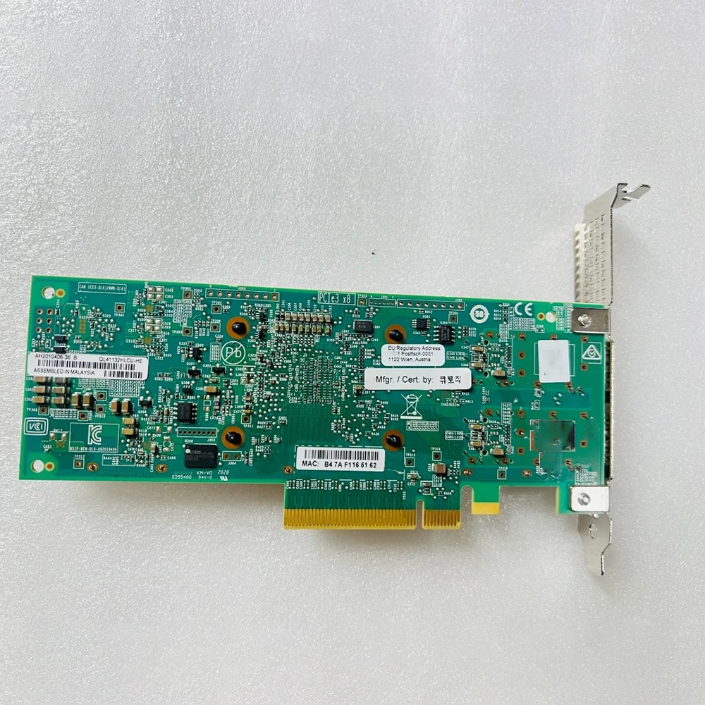 For HPE P08446-B21 10GB 524SFP+ P11585-001 P08444-001 10 Gigabit Network Card QL41132HLCU