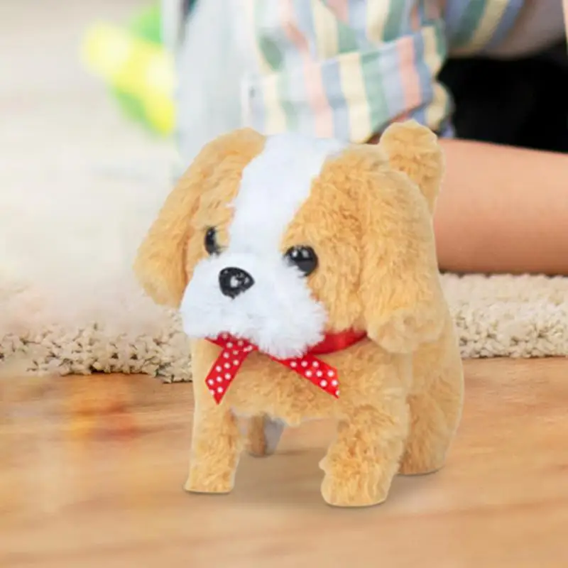 Electronic pet Dog plush toy puppy Robot Smart Interactive Walking Automatic Moving Toy for Children's Day birthday holiday gift