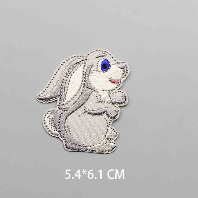 1 Piece Cute Animal Patch for Clothing and Backpack Decoration 5-7 CM Applique Iron on Fabric Stickers DIY
